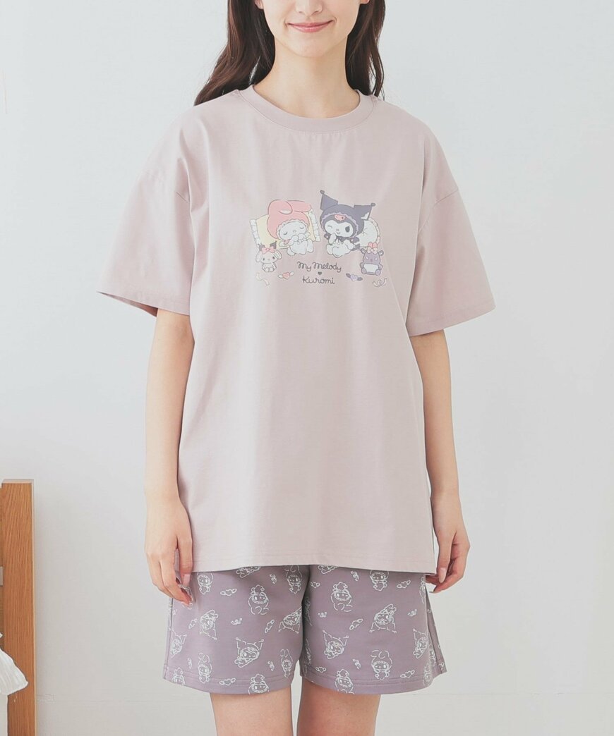 出所：ハニーズ公式　サンリオキャラクターズ／ルームウェア（上下セット）