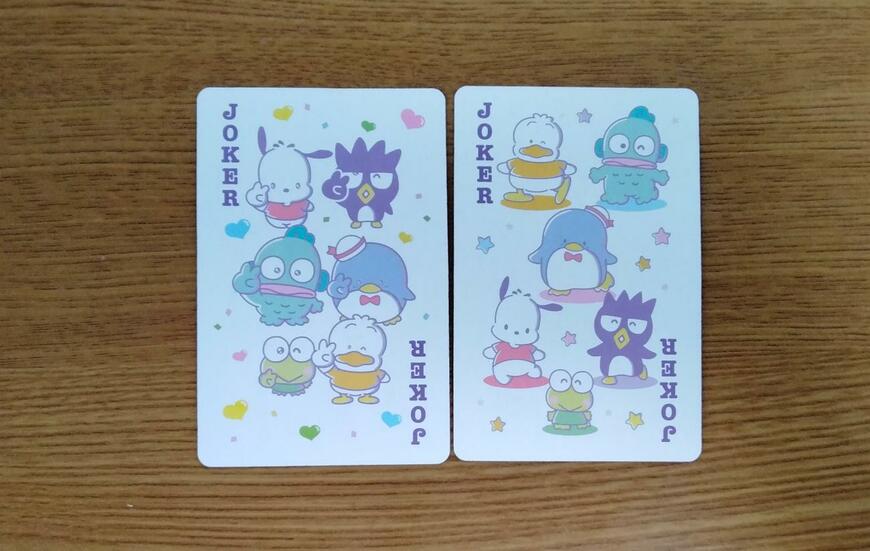 筆者撮影（セリア、はぴだんぶい トランプ）