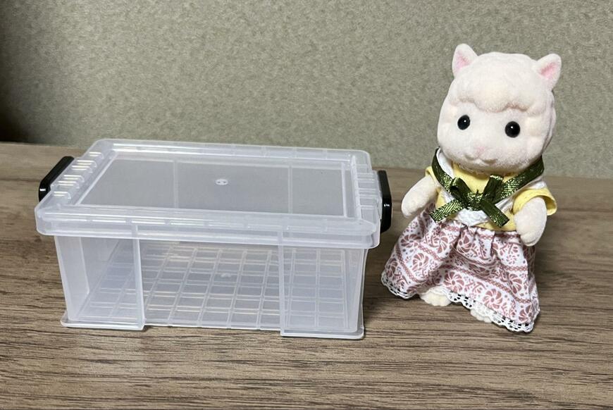 筆者撮影（キャンドゥ、衣装ケース風 小物入れ）