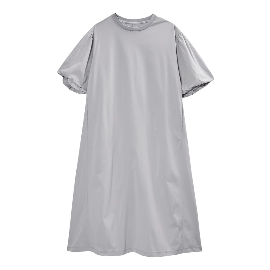 出所：ワークマン公式　レディースドライサイドポケットバルーンスリーブワンピース