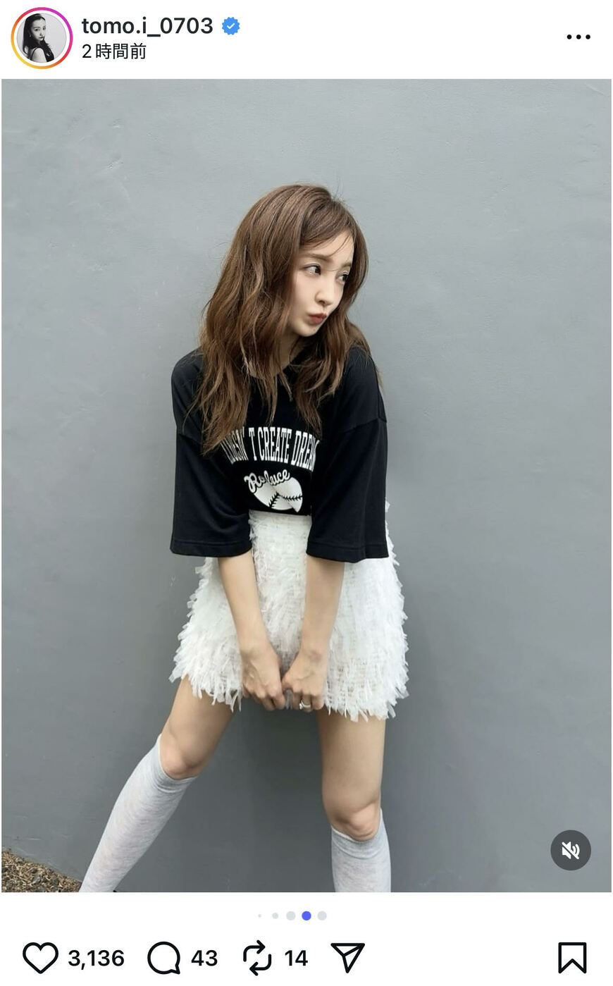 出所：板野友美のInstagram（＠tomo.i_0703）　参照日：2025年10月3日