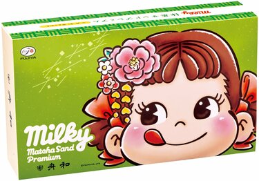 ペコちゃんが老舗と融合」不二家ミルキー75周年店で「舟和コラボサンド
