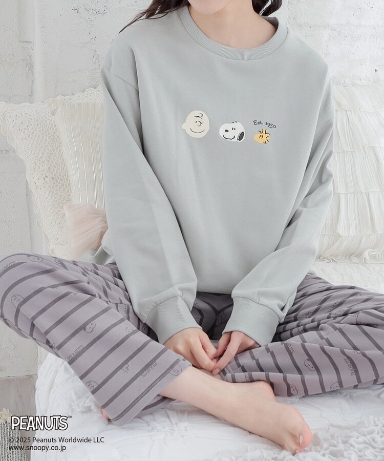 出所：ハニーズ公式　スヌーピー／ルームウェア（上下セット）