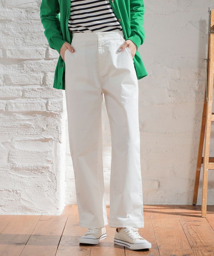 出所：ハニーズ公式通販サイト　チノストレートパンツ