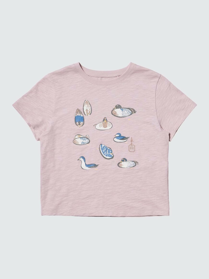 出所：ユニクロ公式　和柄 (アニマルズ) UT/ショート丈（PINK）