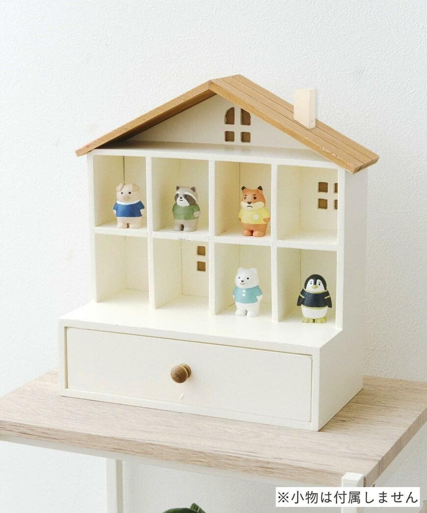 出所：パルグループ公式ファッション通販サイト salut! 《WEB限定再入荷》おうち引き出し付きコレクションラック