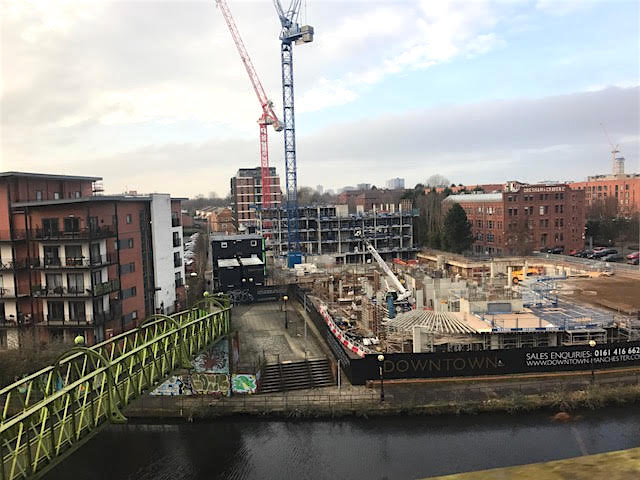 ロンドンからのオフィス誘致に成功したマンチェスター。今は働く人向けのマンションが絶賛建設中