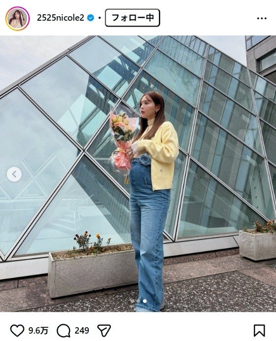 出所：藤田ニコルのInstagram（＠2525nicole2） 参照日：2026年2月17日
