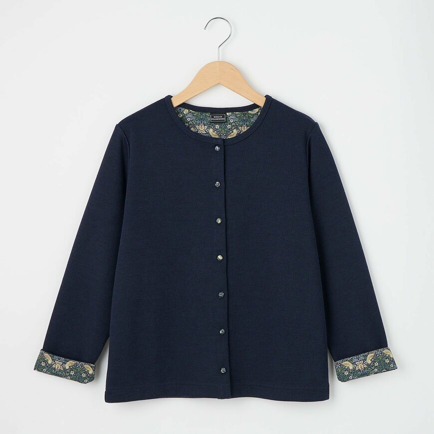 イオン株式会社 ワールド・オブ・ウィリアム・モリス ダブルフェイスカーディガン