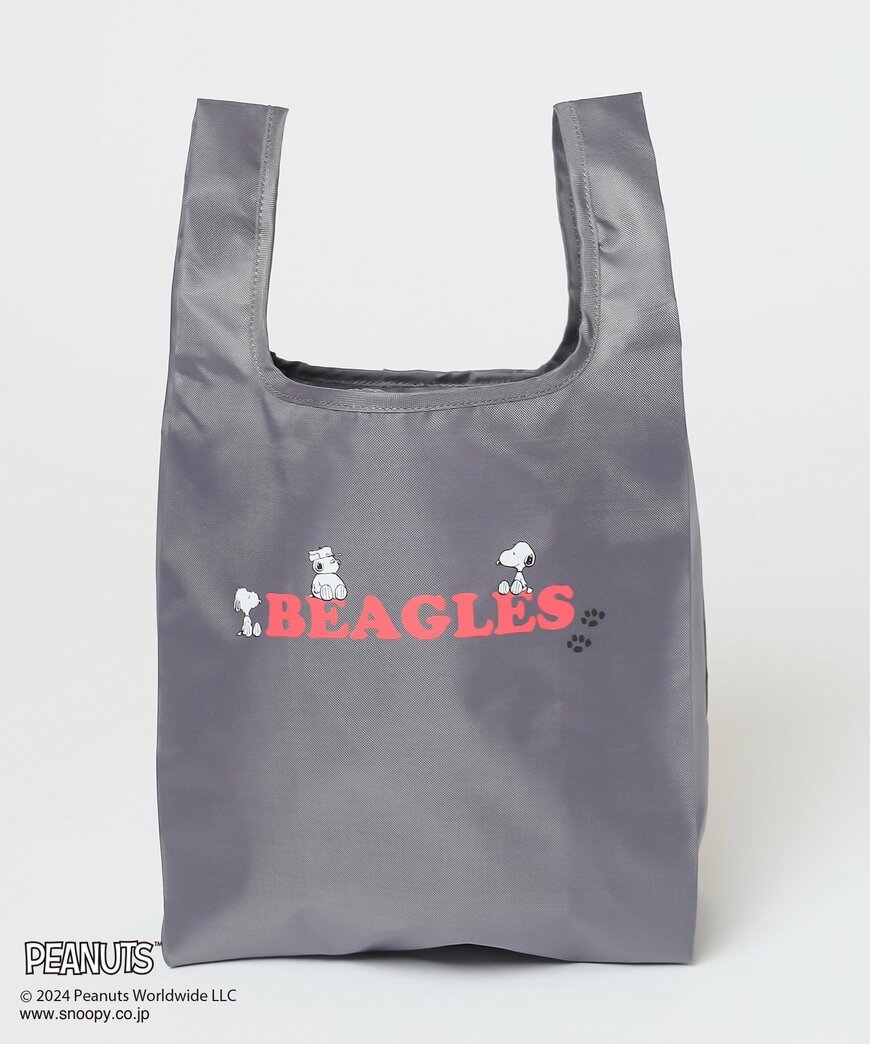 ハニーズ公式　スヌーピー／お弁当バッグ スミクロ