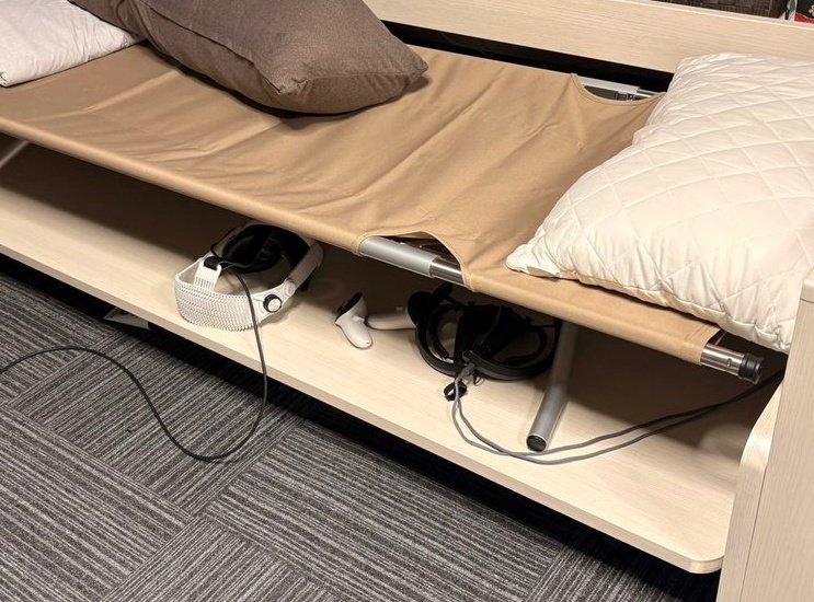 エアコンの風が通り抜けるシステム