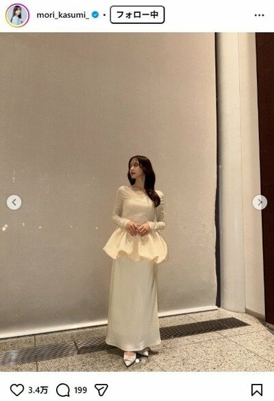 森香澄のInstagram投稿