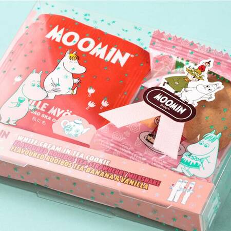 ムーミンティー＆クッキー　ギフトボックス（スノークのおじょうさん＆スニフ）