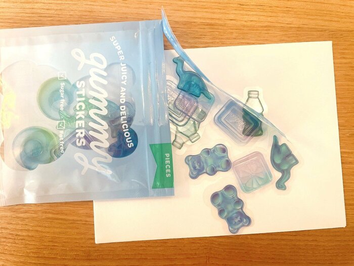 フレークシール開封