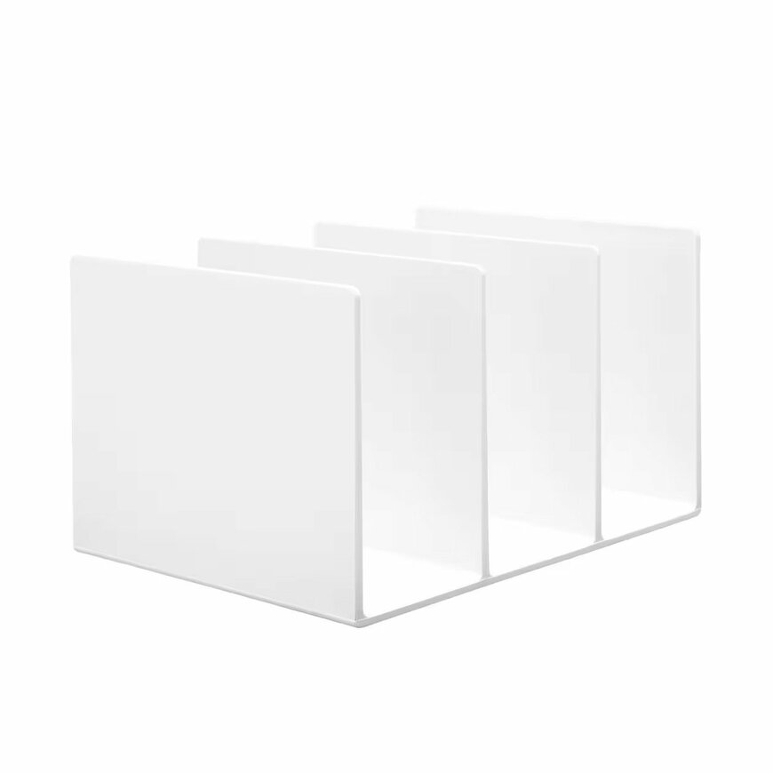 出所：無印良品公式　スチロール仕切りスタンド・ホワイトグレー（大）