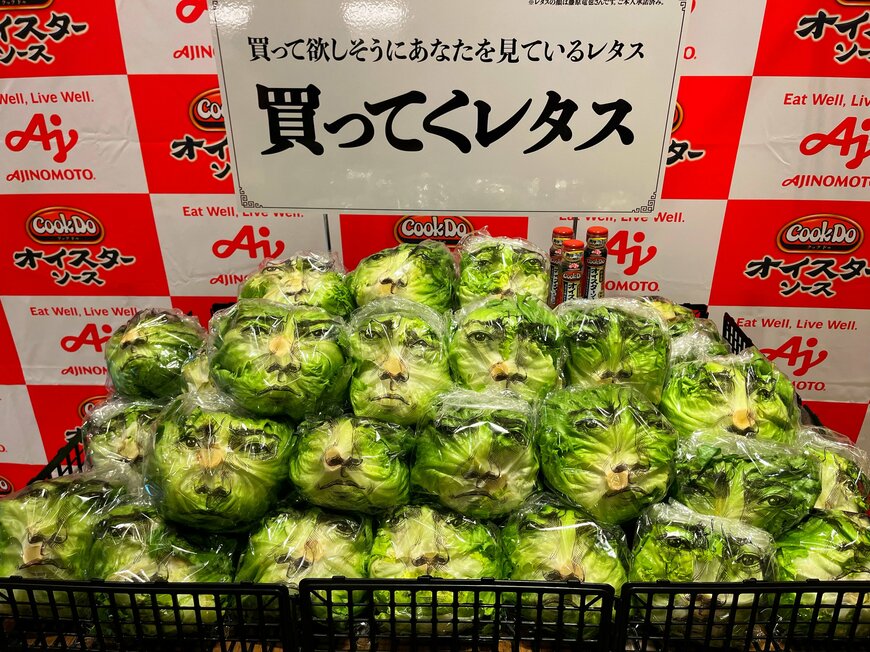 藤原竜也が「顔面協力」したレタスのインパクトが凄い！「目が合ったら絶対買っちゃう」「目的はちゃんとしてる（笑）」と反響