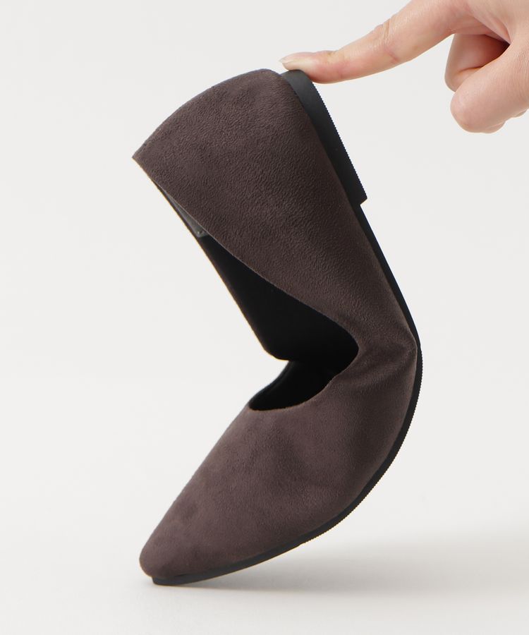 出所：ハニーズ公式通販　やわらかポインテッドトゥパンプス