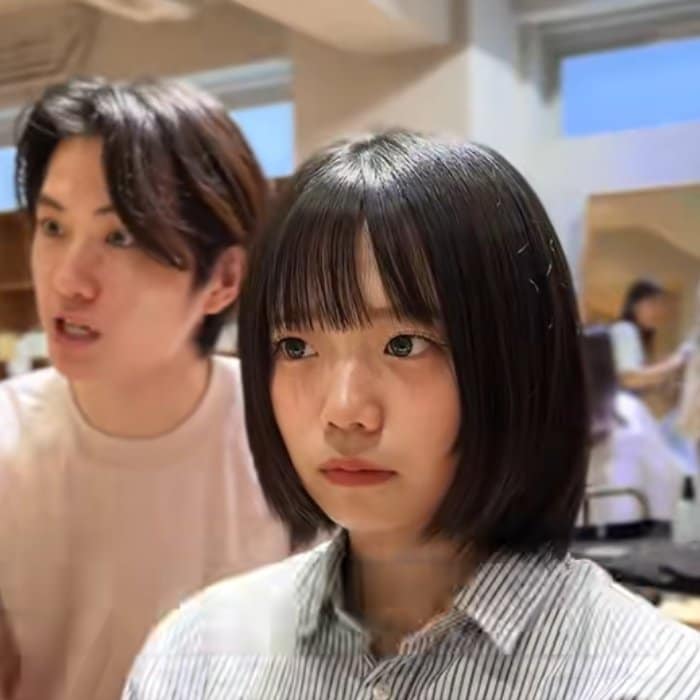 【激変】ずっとストレートの女性が「初めてのパーマ」で大胆イメチェン→「可愛い」と大喜び!