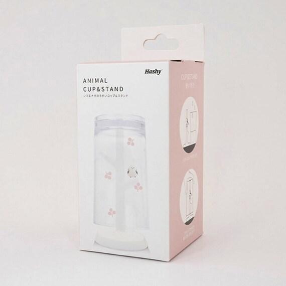 シマエナガデザインがかわいい「うがいコップ＆スタンド」はパッケージも素敵です（出所：ニトリ公式通販ニトリネット うがいコップ&スタンド シマエナガ）