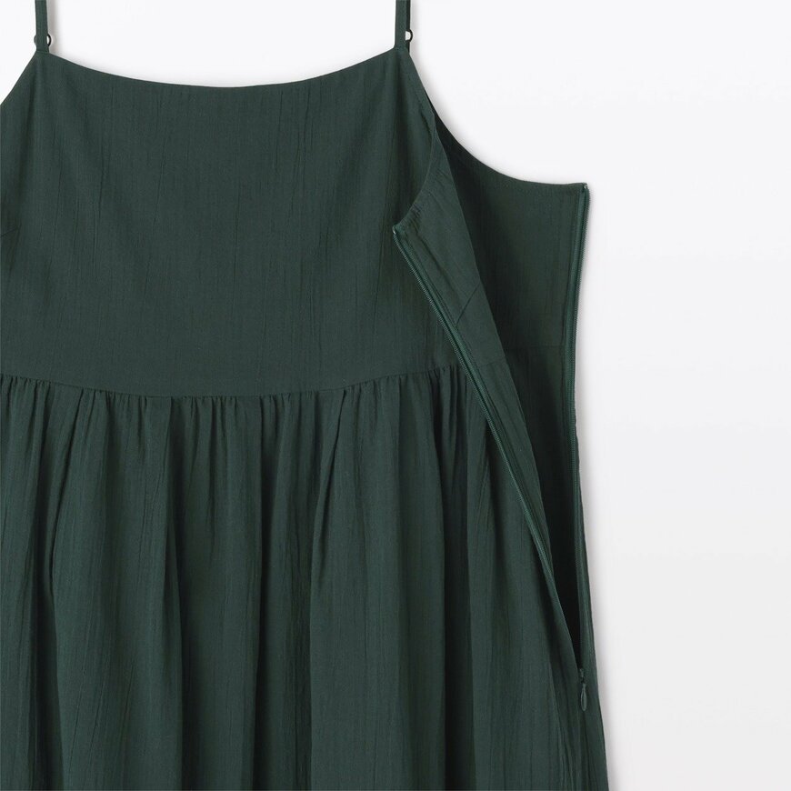 無印良品公式　婦人　強撚ボイル　キャミソールワンピース