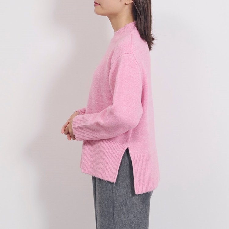 杢ストレッチライトカラーニット