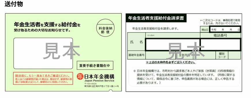 年金生活者支援給付金の請求手続き