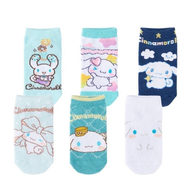 キッズ 6足組ソックス(15-20cm・サンリオ)