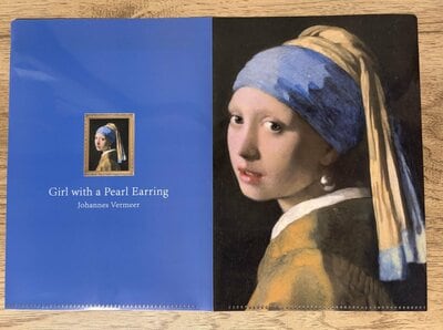 キャンドゥ、見開き クリアホルダー A5 ゴッホ・フェルメール商品画像