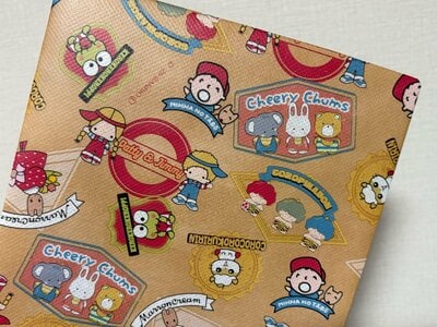 ダイソー、デイリートートバッグＳ　スクエア　サンリオキャラクターズ　レトロ商品画像