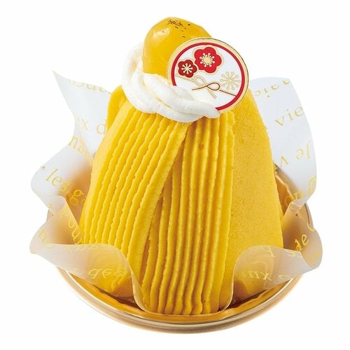 賀正ケーキ 栗きんとんモンブラン