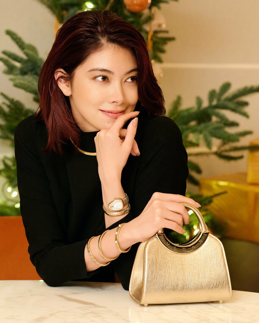 出所：ブルガリ・ジャパン合同会社「【ブルガリ】 “Together We Celebrate” 森星とともにブルガリが贈るホリデーシーズン 2024」