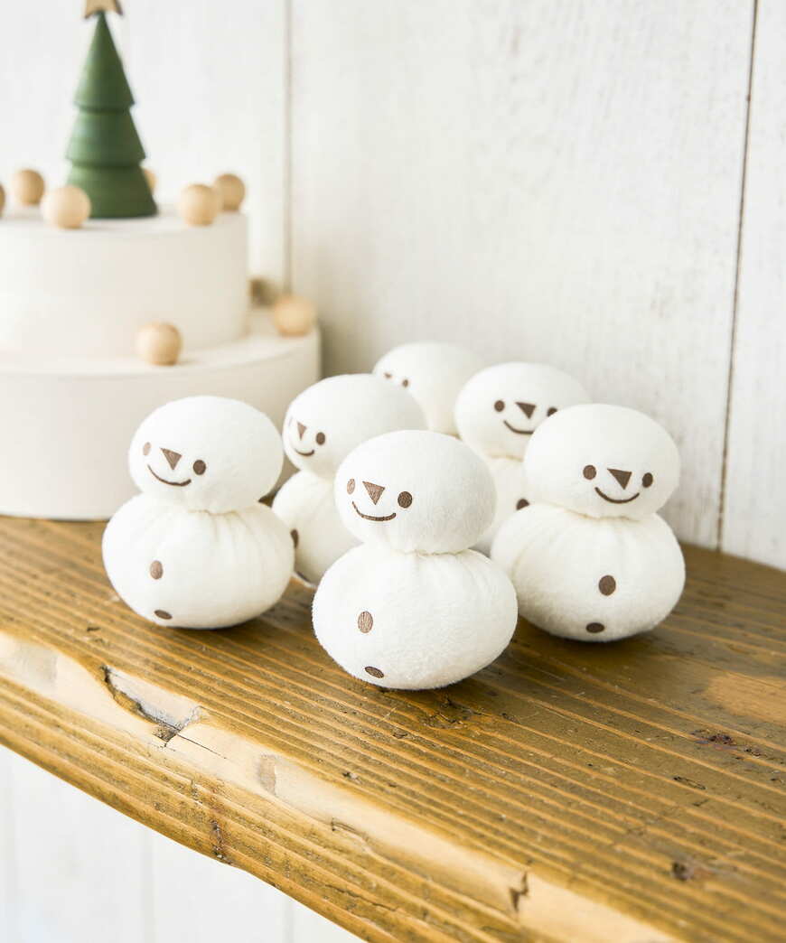 出所：パルグループ公式ファッション通販サイト 3COINS 【Holly Jolly】スノーマン6個セット