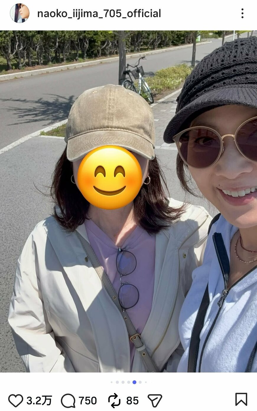 →出所：飯島直子のInstagram（＠naoko_iijima_705_official ）参照日：2026年5月27日