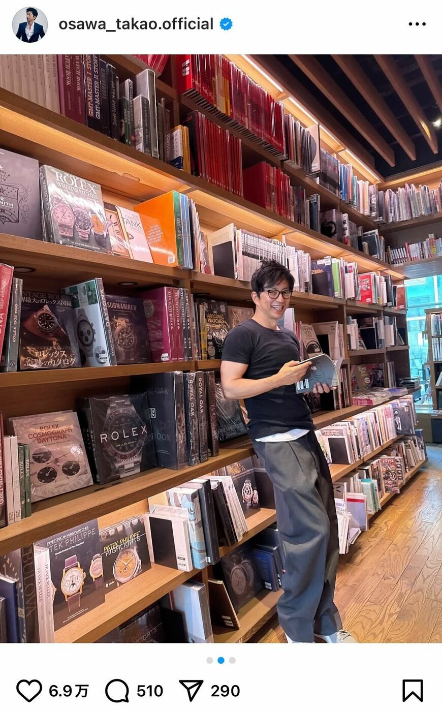 出所：大沢たかおのInstagram（@osawa_takao.official）参照日：2025年7月7日