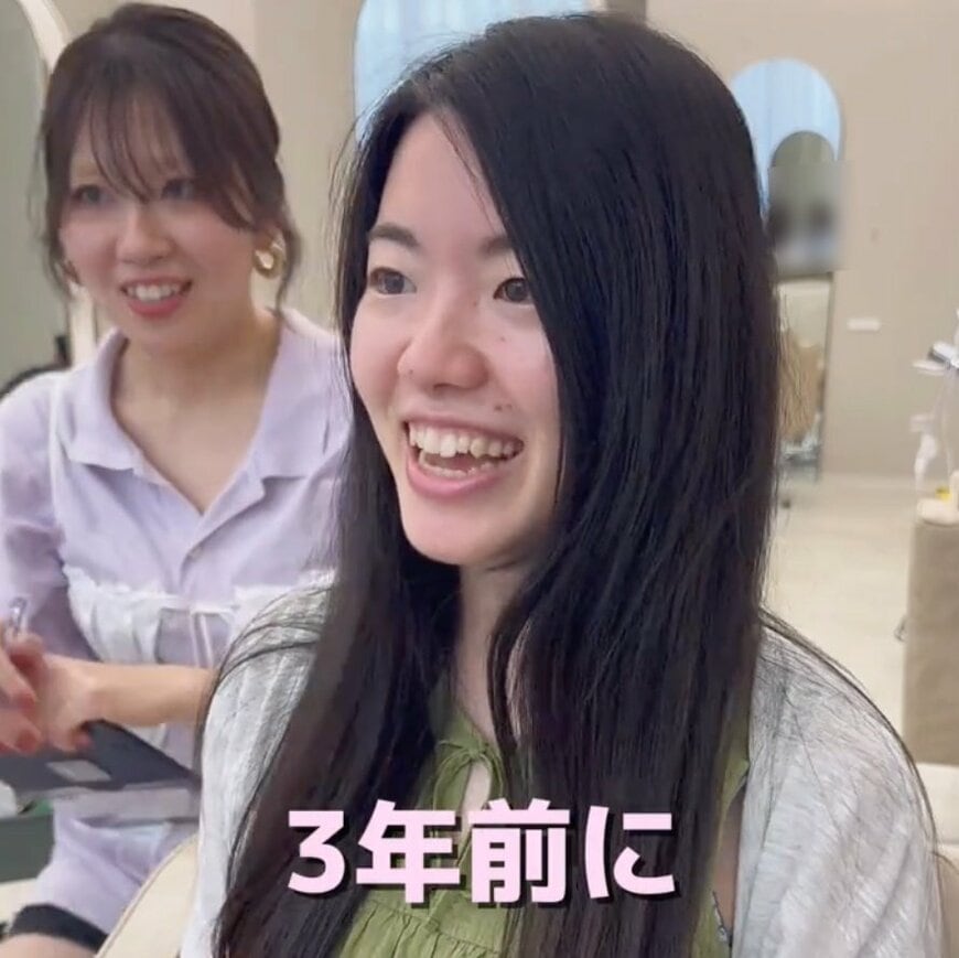 3年ぶりに来店した女性がヘアドネーションを依頼…まさかのビフォアフに注目殺到！「首が長くなった！」