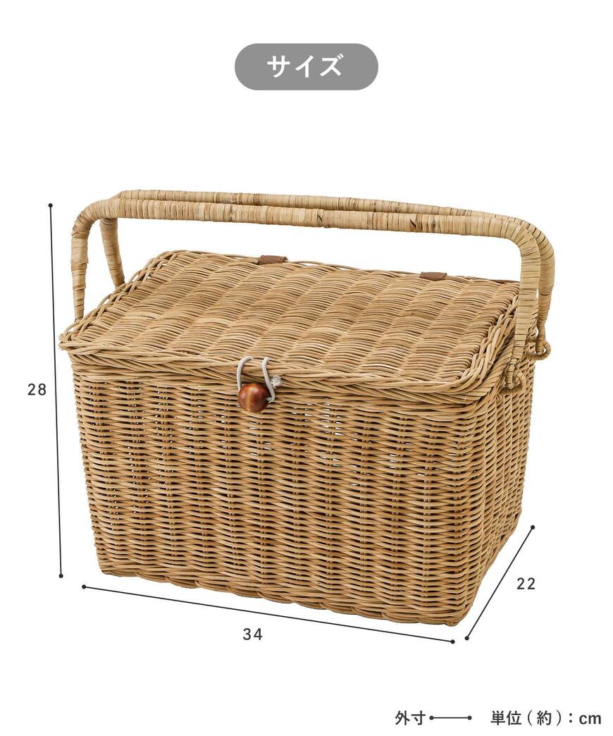 出所：パルグループ公式ファッション通販サイト 3COINS ピクニックバスケット