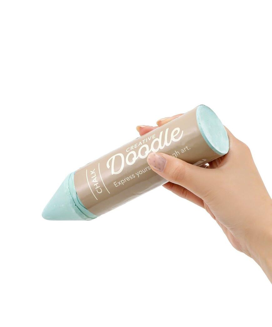 3COINS 水で消える大きなチョーク4本セット商品画像