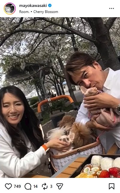 川﨑麻世のInstagram投稿