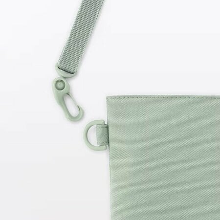 撥水　再生ポリエステル　サコッシュ