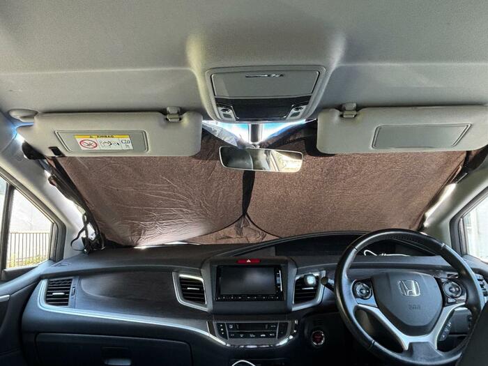 ダイソー　タッチアップ式サンシェード