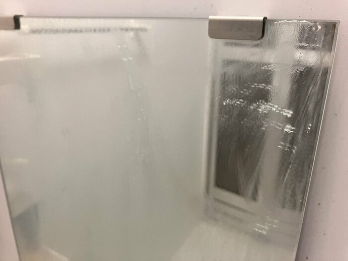 ウロコ取りで出た汚れ