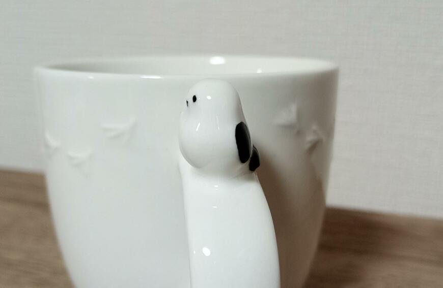 筆者撮影（キャンドゥ、ぷくぷくシマエナガ マグ）