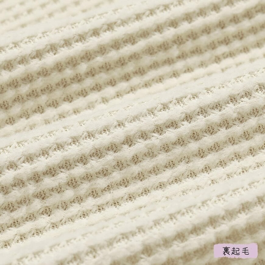 出所：ワークマン公式　レディースウォームワッフルクルーネック