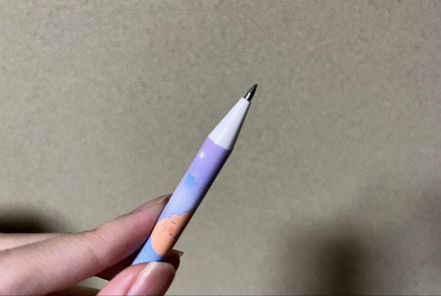 セリア、えんぴつみたいなシャープペンシル画像