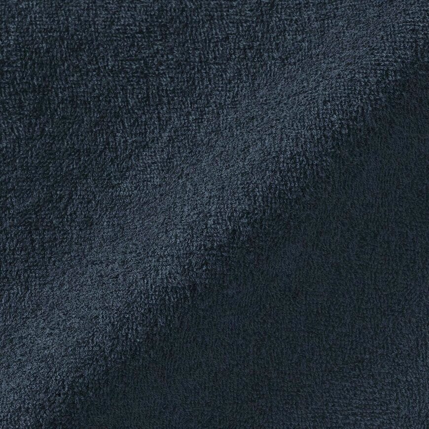 無印良品公式　婦人　着るタオル　両面パイル　半袖ワンピース（ダークネイビー）