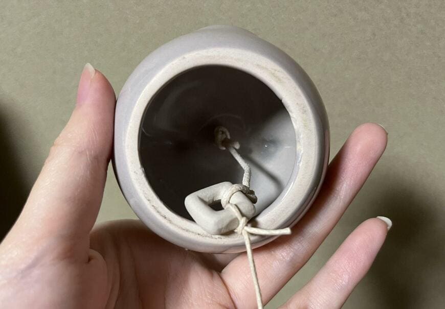 ダイソー、陶器風鈴（アニマル）画像