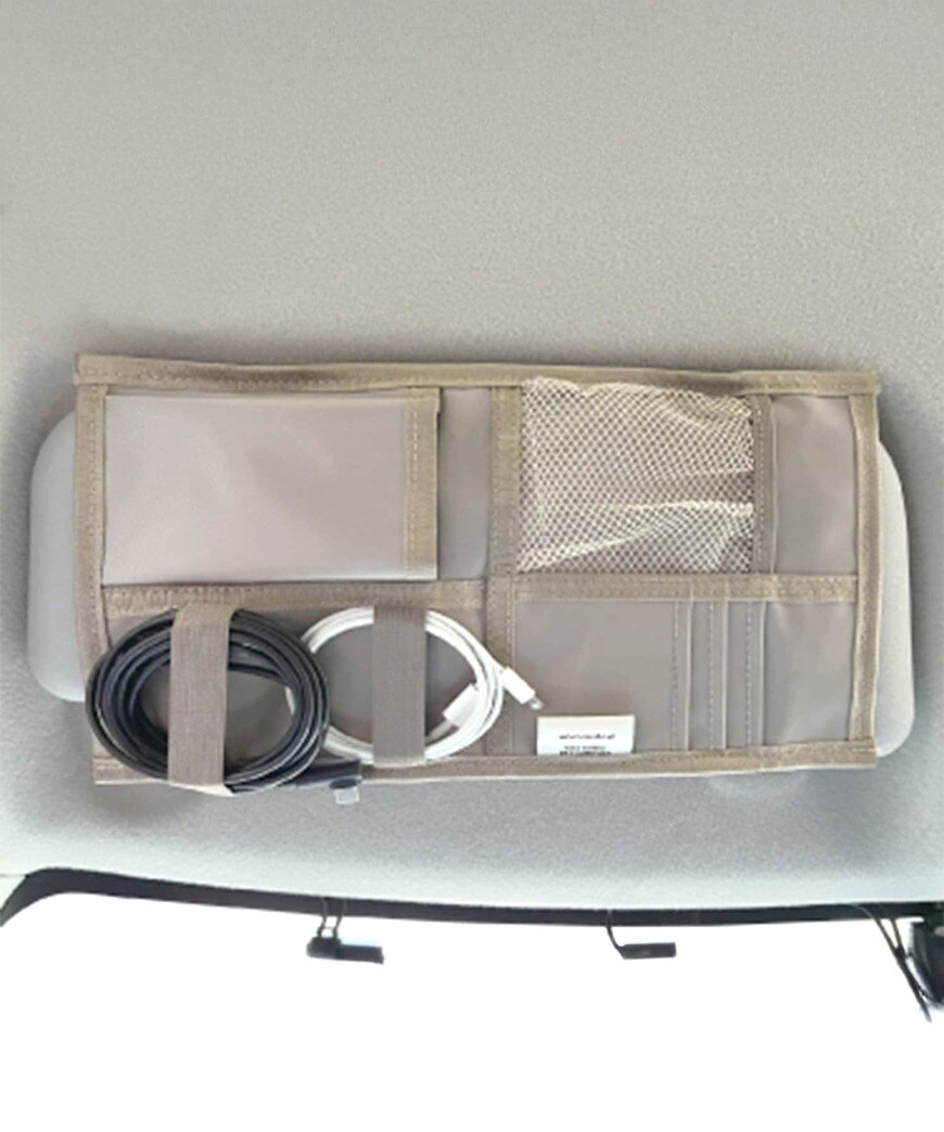 3COINS公式 CARサンバイザー収納 画像