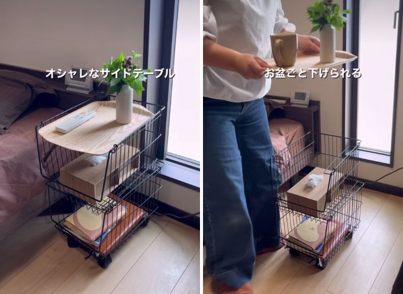 完成した「サイドテーブル」