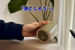 【コレ最高すぎる】ダイソーのワイヤーバスケット×IKEAのトレイが大変身　ソファ横のちょい置きにぴったりなサイドテーブルに…