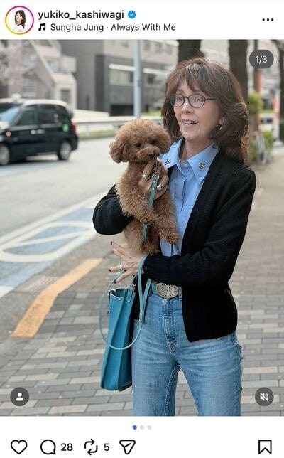 柏木由紀子のInstagram投稿